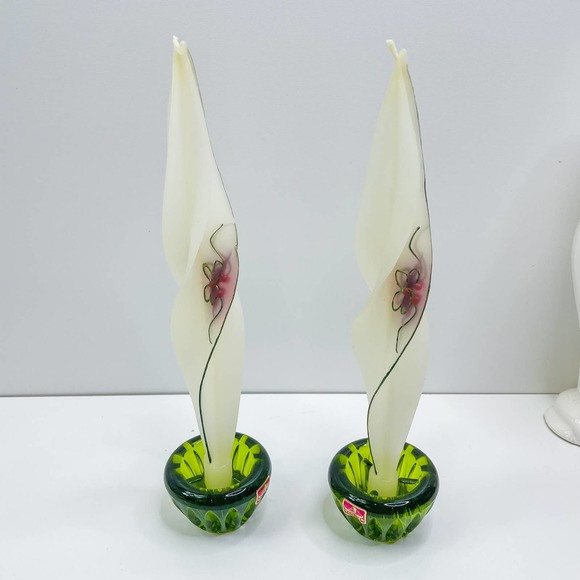 VTG Lenox beeswax candle, taper candle, white candle - Picture 4 of 8